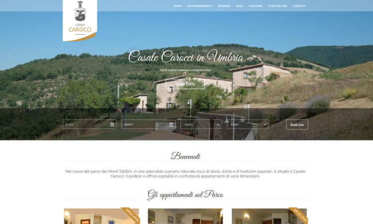 Casale Carocci nuovo sito web