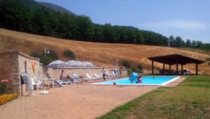 Piscina agriturismo Umbria